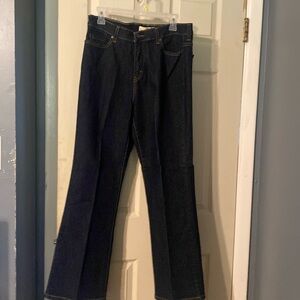 Levi's perfectly slimming 512 boot cut blue Jean denim pants